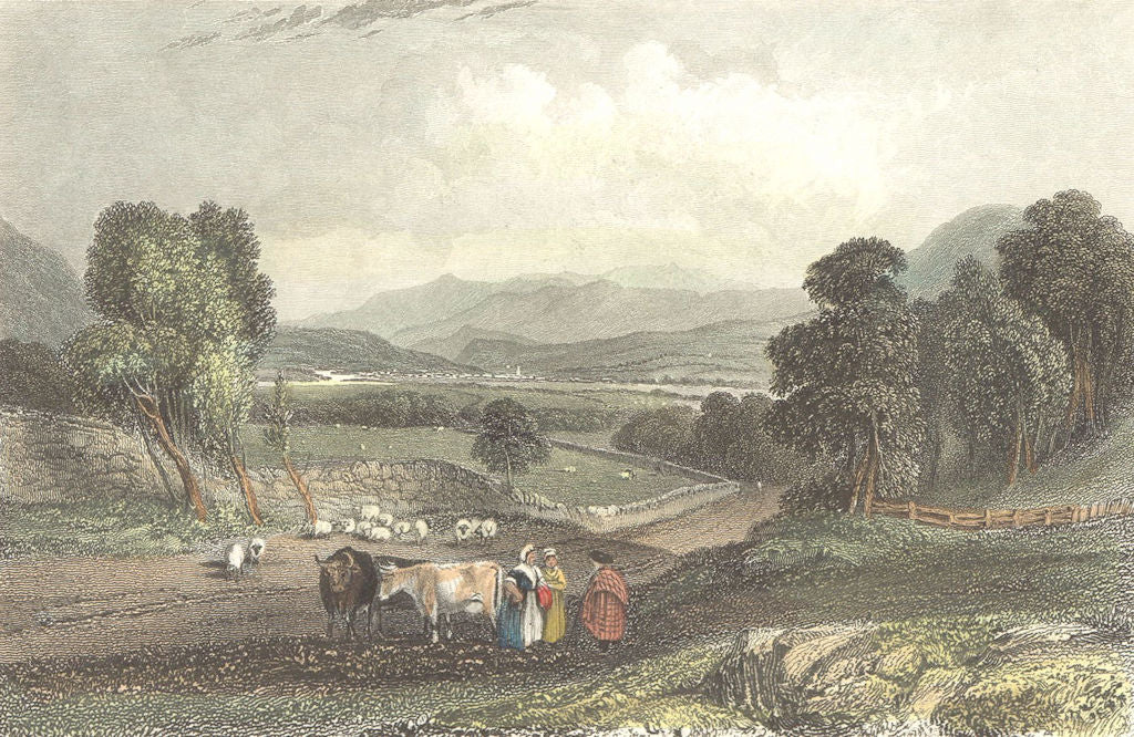SCOTLAND. Lachin-y-Gair. Wales in Finden 1833 old antique print picture